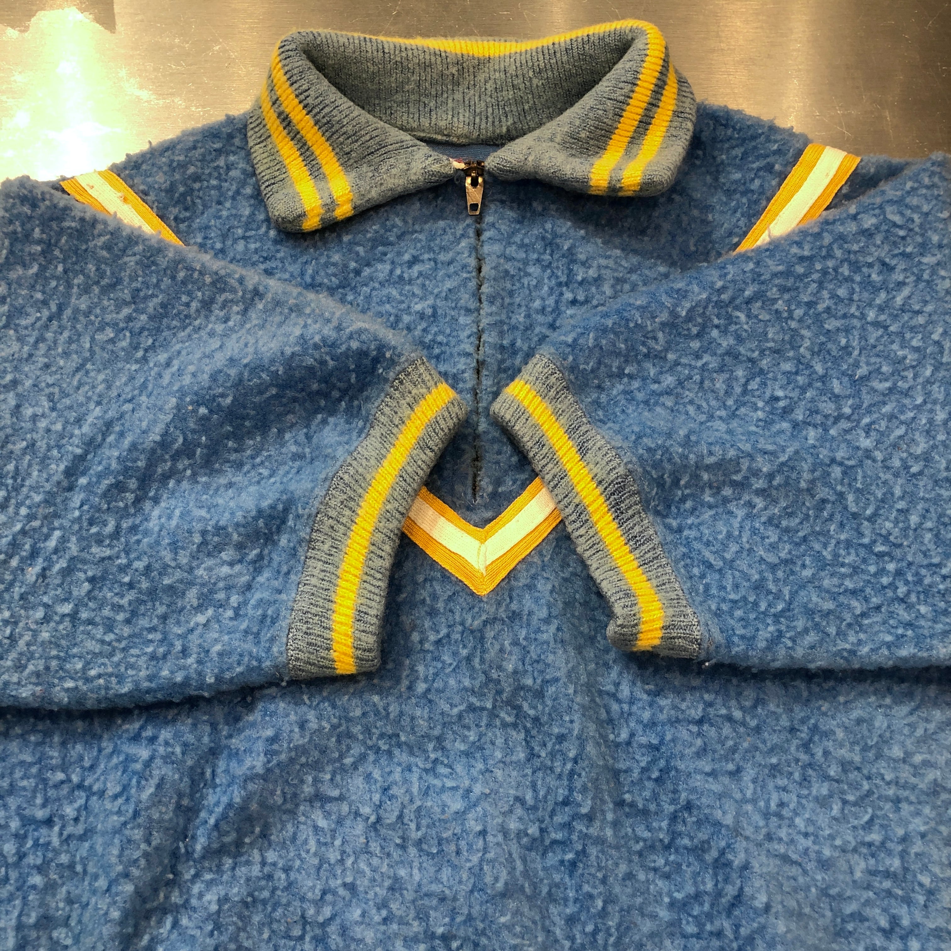 ⊕1950'S S/S SWEAT SHIRT ”SAX×YELLOW