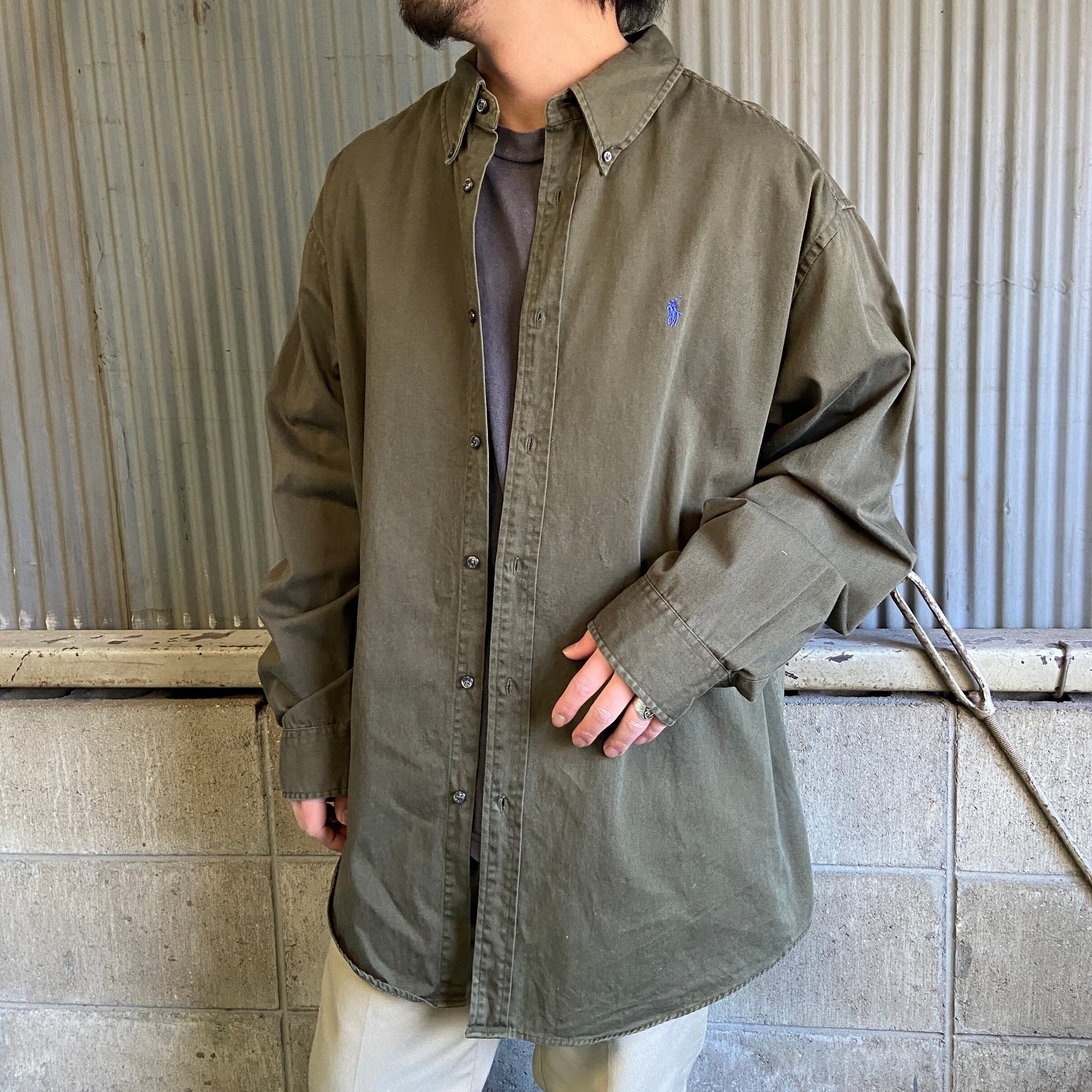 ビッグサイズ オールドラルフローレン CLASSIC FIT ボタンダウンシャツ 
