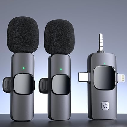 ワイヤレスマイク iphone ピンマイク 360°集音 自動ペアリング 10個