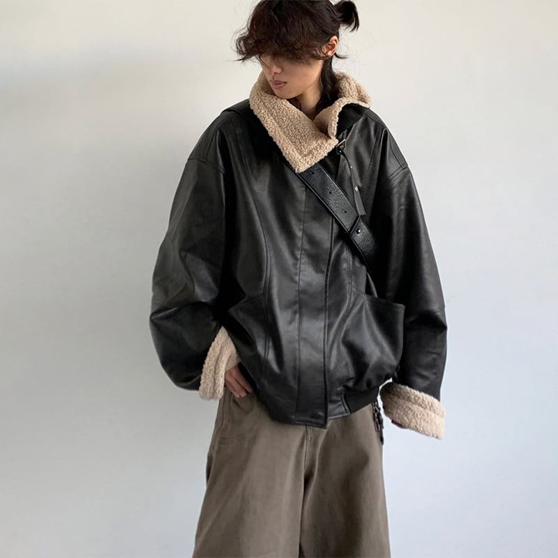 Rick Owens ドレープレザージャケット ライダース リックオウエンス