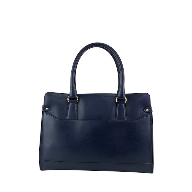 Salvatore Ferragamo サルヴァトーレ フェラガモ ハンドバッグ ネイビー ガンチーニ レザー トートバッグ vintage ヴィンテージ オールド 6faja2