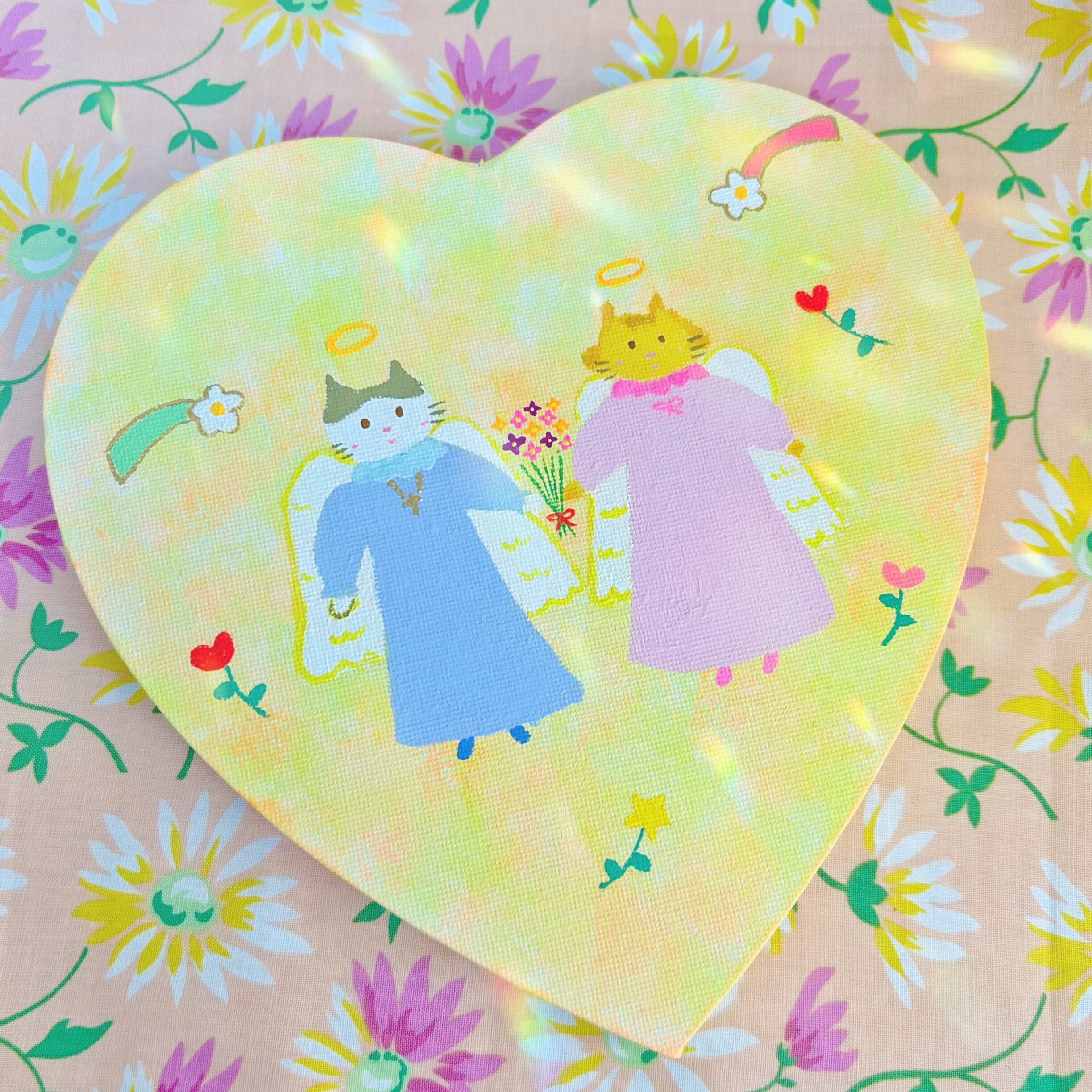 ねこ天使アート⋈すきすき⋈