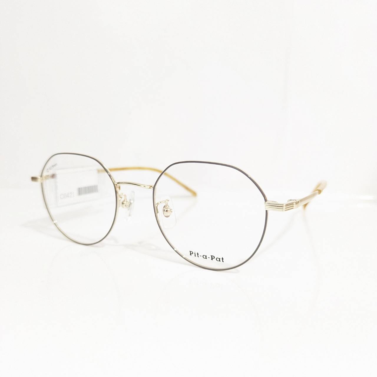 【Pit-a-Pat】クラウンパントメタルフレーム グレージュ・シルバー
