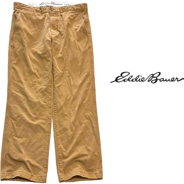 1点物◇エディーバウアーEddie Bauerチノパン中古パンツ古着Lメンズ34