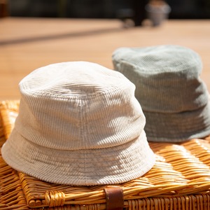 残り1点(CHARCOAL)corduroy bucket hat