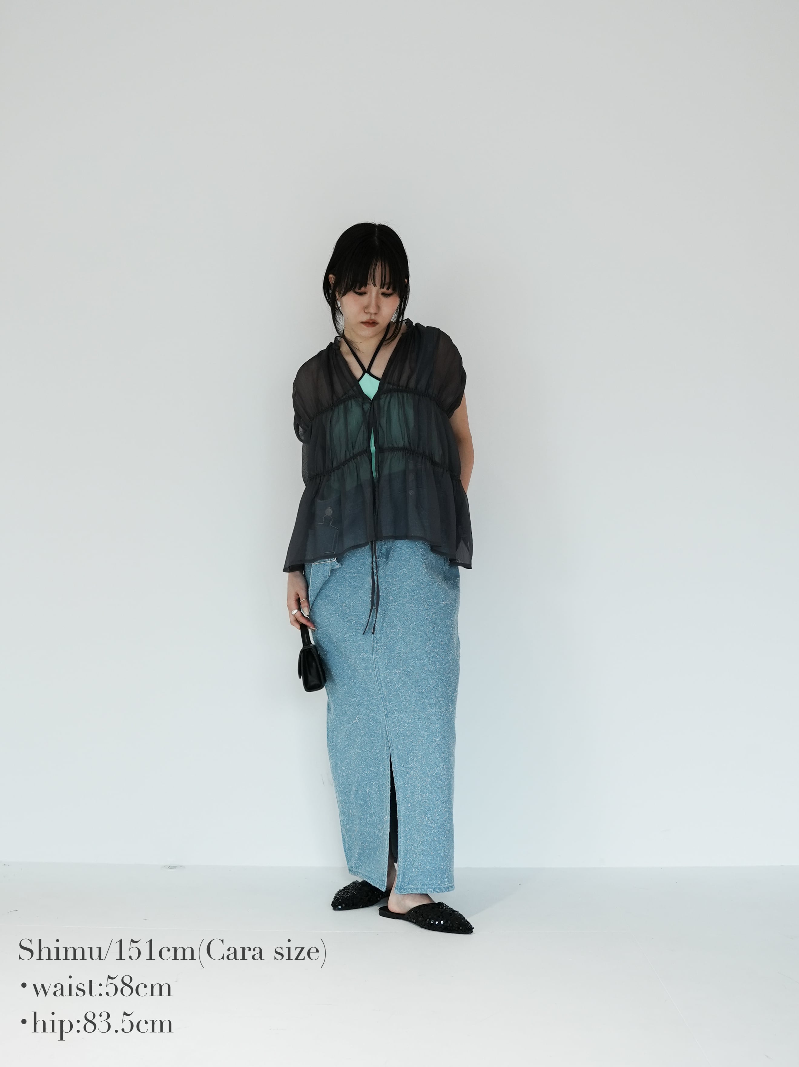 nep denim salopette skirt | Katrin TOKYO