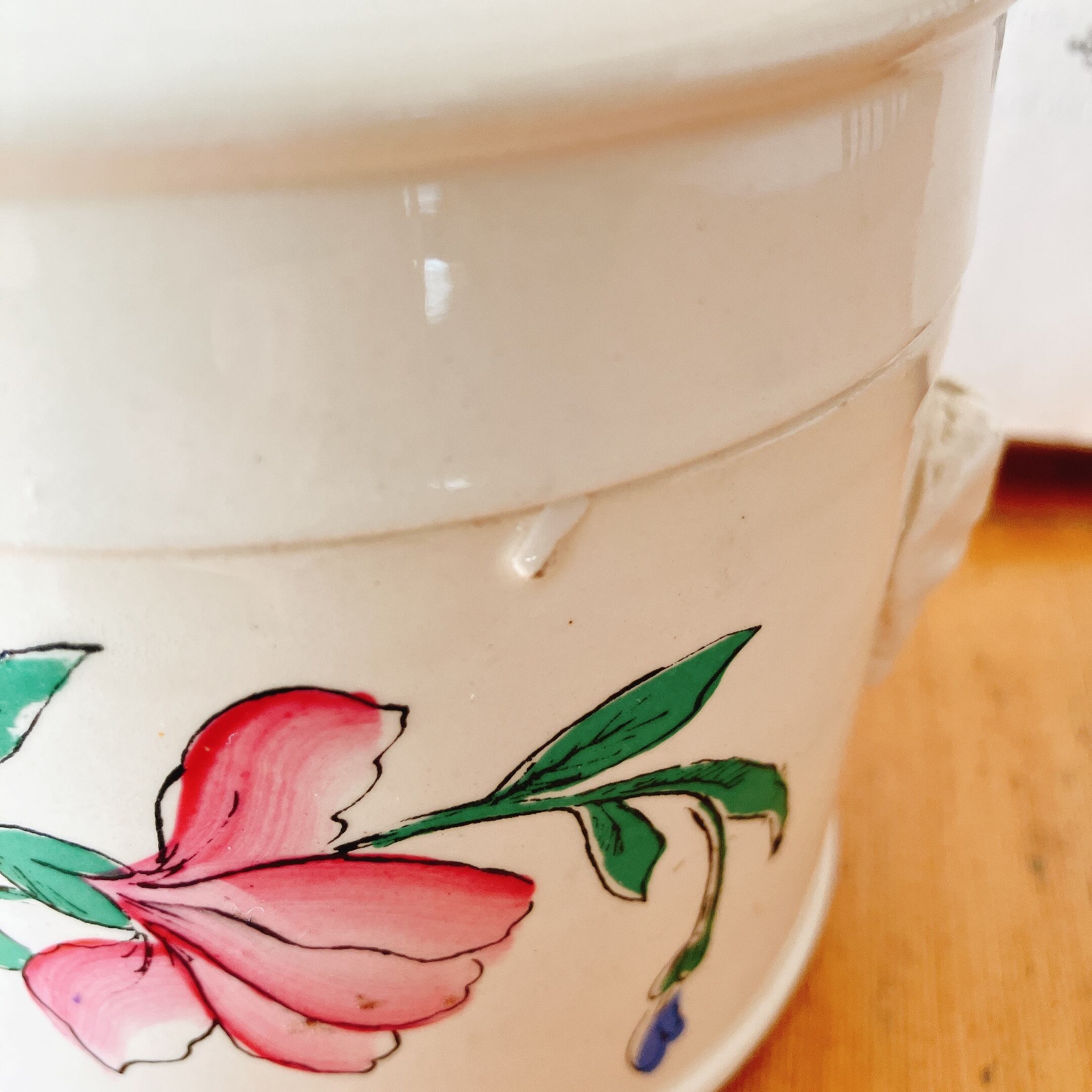 フランスアンティーク　サルグミンヌ　テリーヌポット