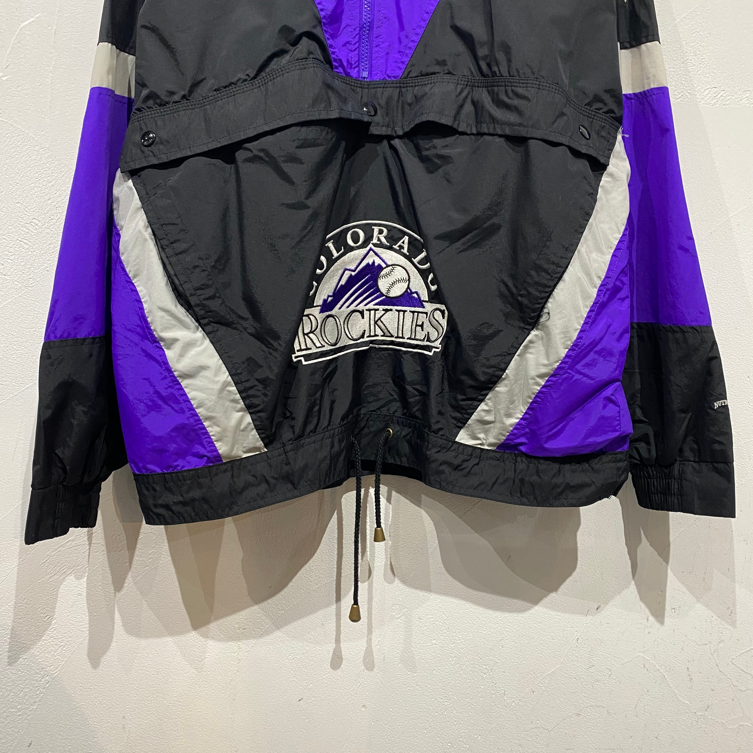 90年代 size : M【 MLB 】Colorado Rockies コロラドロッキーズ ハーフ