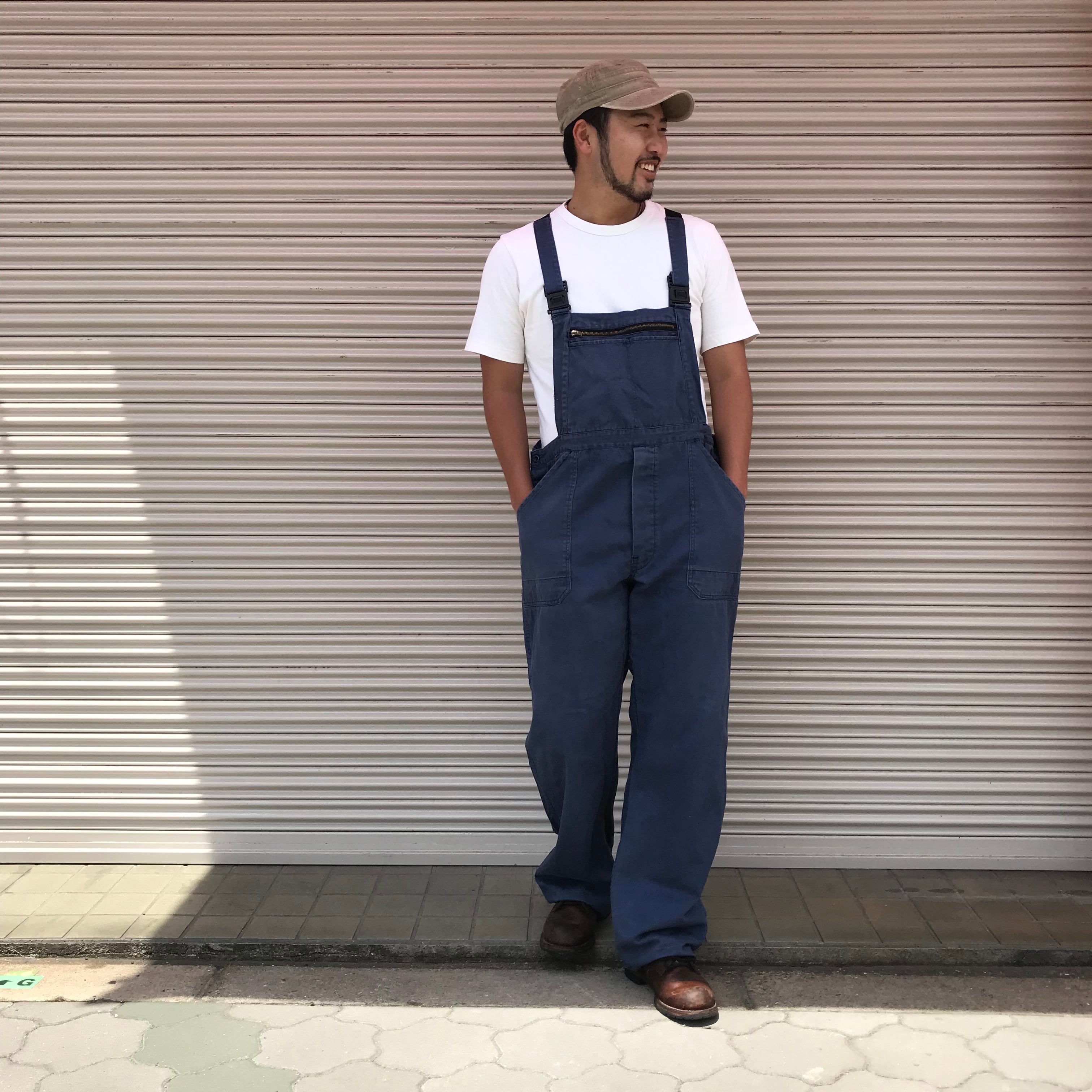 ユーロヴィンテージ ユーロワークつなぎサロペットvintage