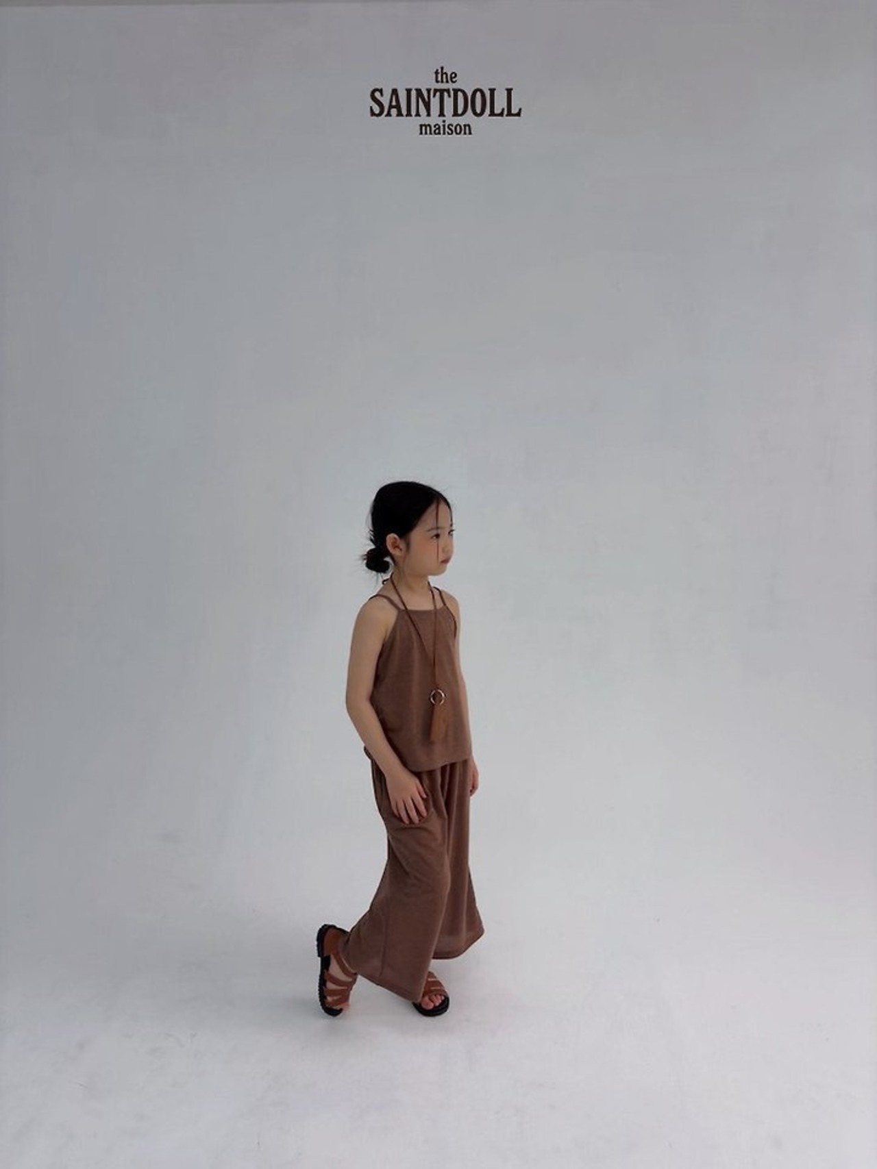 [SAINTDOLL] Linen Strap Sleeveless (adult) / [세인트돌] 린넨끈나시 (adult)