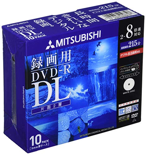 三菱ケミカルメディア Verbatim 1回録画用 DVD-R DL VHR21HDSP10 (片面2層/2-8倍速/10枚) | 渡辺翔サービス