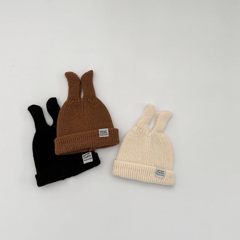 【GOODS】耳を守る柔らかなニット帽子