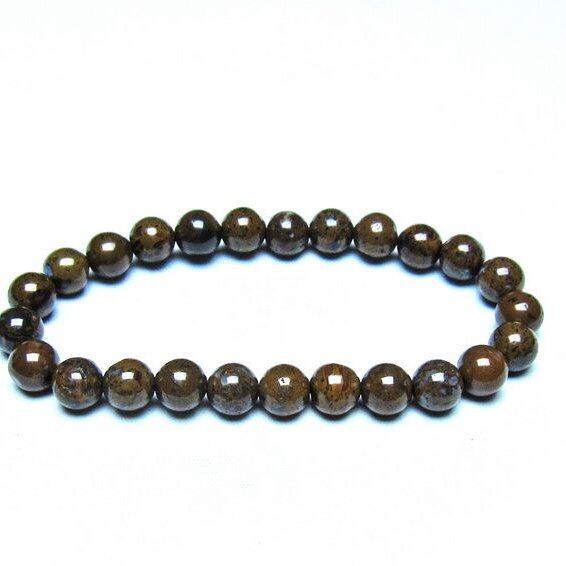 コンドライト ブレスレット サハラNWA869 隕石 8mm 一点物 おまかせ便 199-870