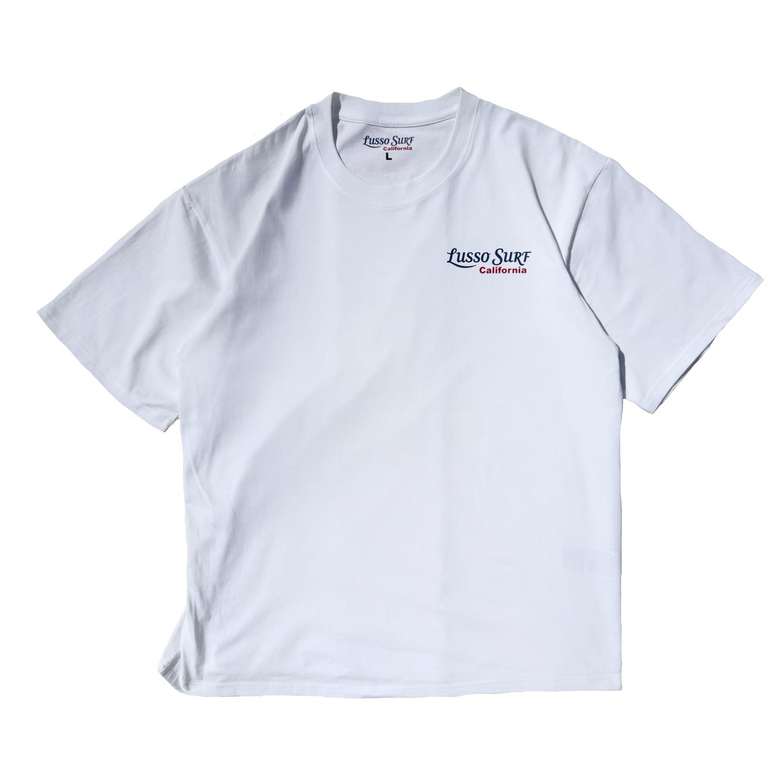 LUSSO SURF Old School Logo Tee 【White】