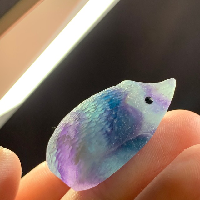 70大家族☆フローライトハリネズミさん