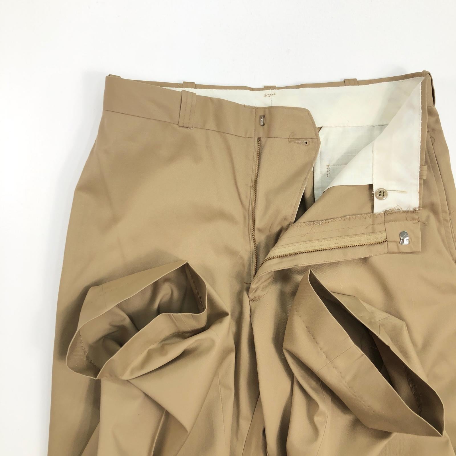 US ARMY ベージュ チノパン 70s 80s 70年代 80年代 アメリカ軍 ミリタリー チノパン ベージュ