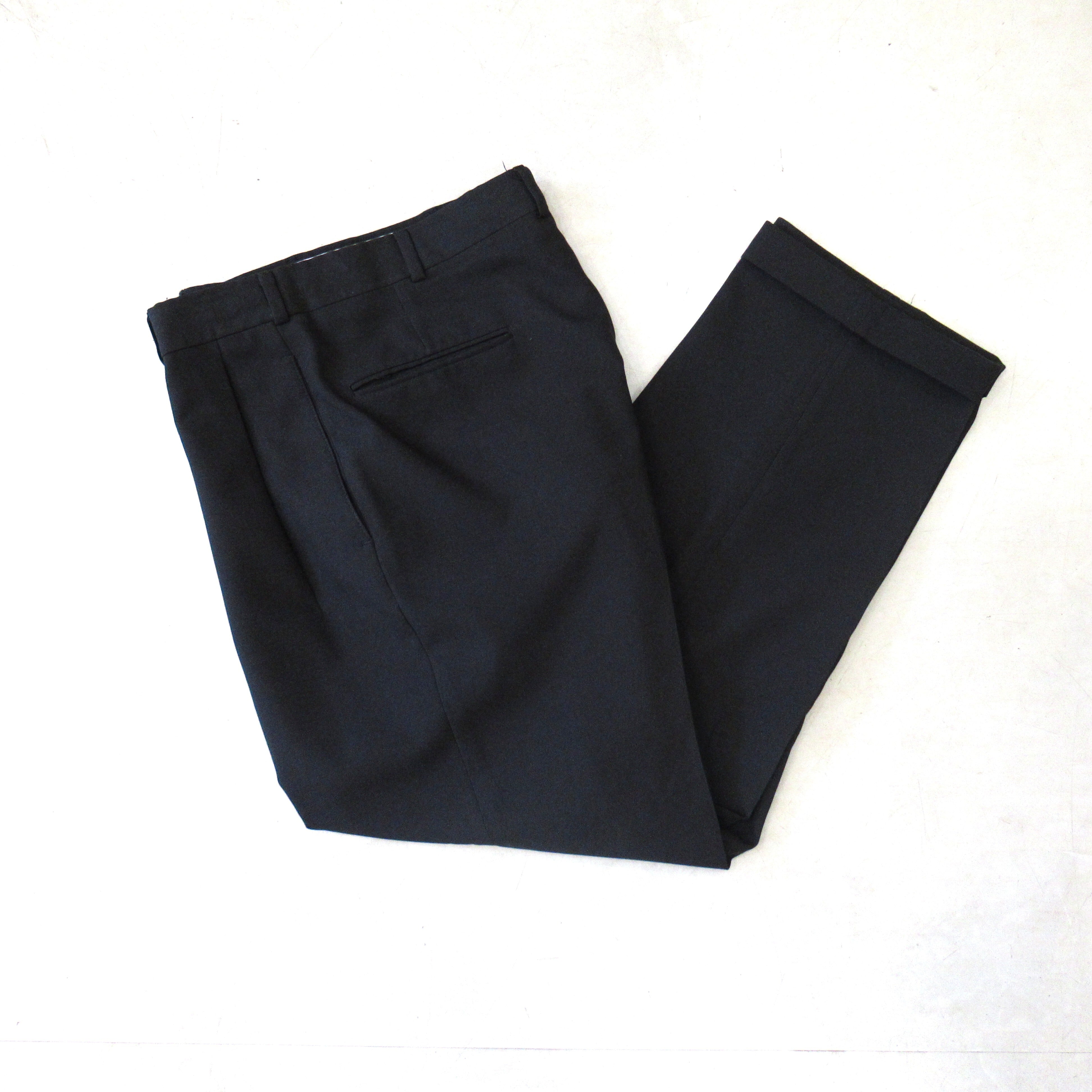 00S Levi's slates Black 2Tuck Slacks【W33 L30】 | drop by