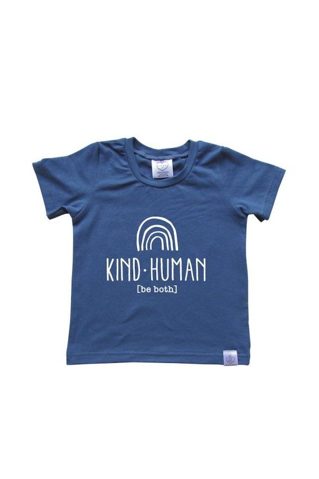 kind human Tシャツ(indigo)