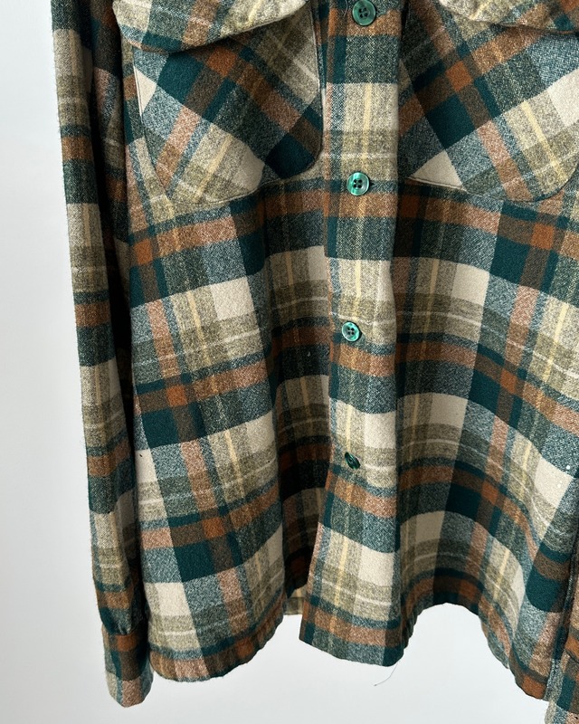 -Pendleton- Vintage 70s M Board Shirt made in USA