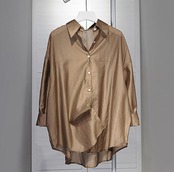 テンセルシャツショートパンツセットアップ