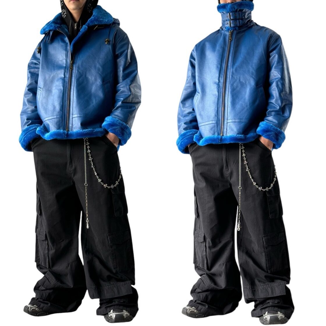 ♾TANNERS AVENUE♾ blue leather 
