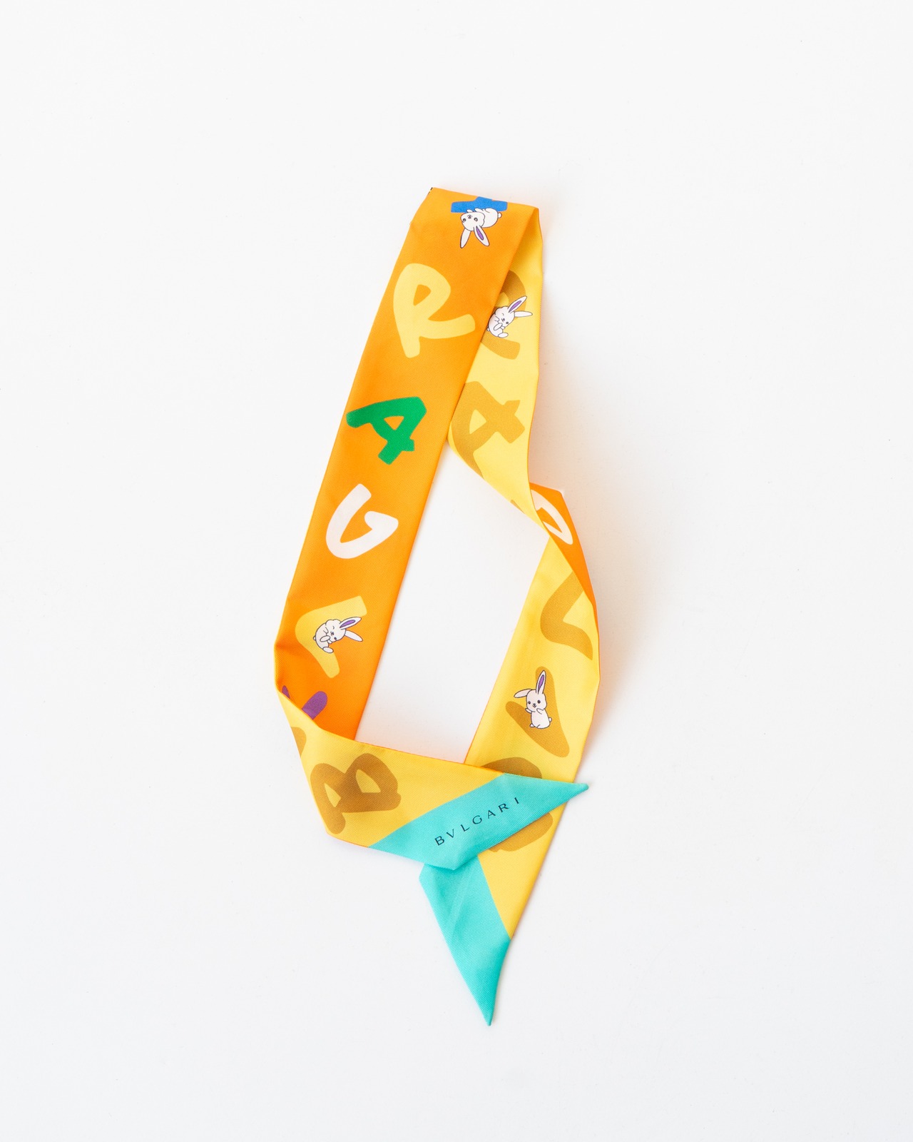 〈BVLGARI〉Twilly scarf