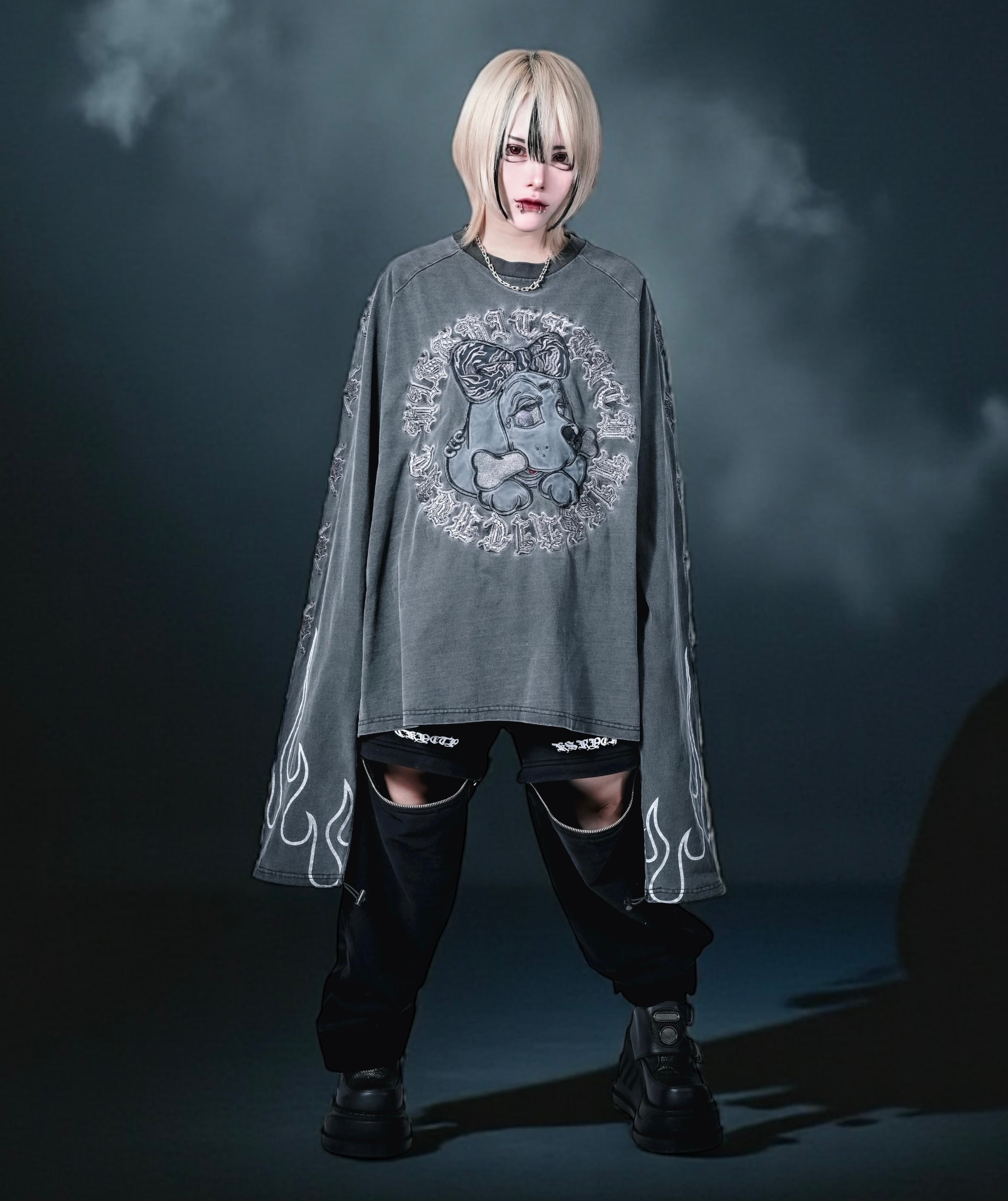 即納】 「大萌袖ロングTシャツ」 | KRY clothing