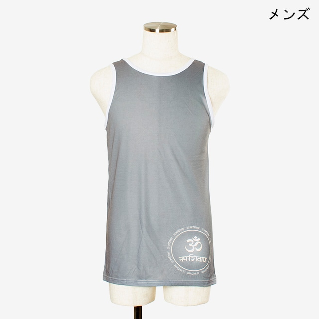 ヨガプリントタンク　オム２　メンズ/ユニ　Men's Yoga Print tank top Om2