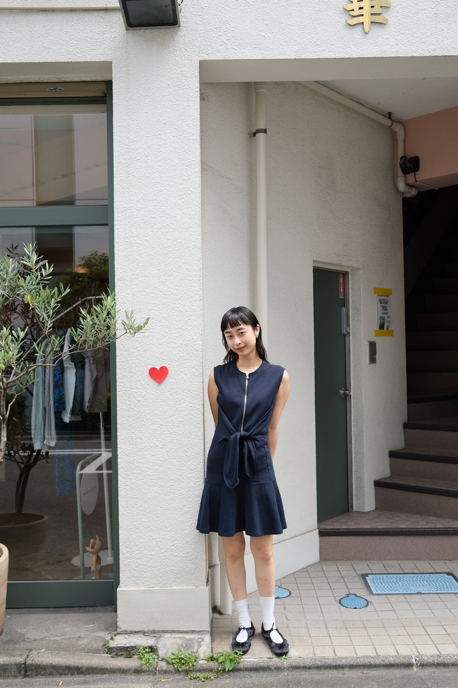 CARVEN ☆ ワンピース ネイビー 送料無料】