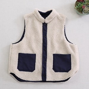 リバーシブルボアベスト ・9343 リバーシブルボアベスト ・9343