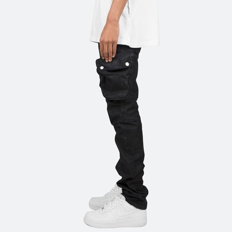mnml ミニマル WAXED DENIM CARGO PANTS カーゴデニム メンズ