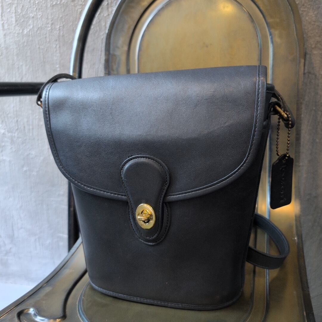 [USED]OLD COACH Turn Lock Shoulder Bag No.0488340 MADE IN USA THE END
