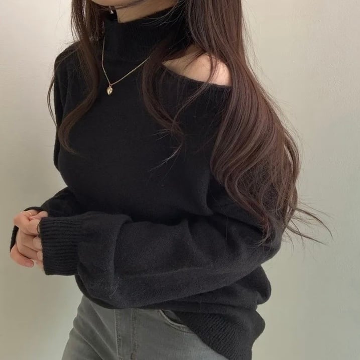 ワンオフショルオーバートップス | luciashop