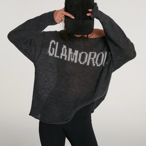 Pullover Sweater Outer Offshoulder 124488