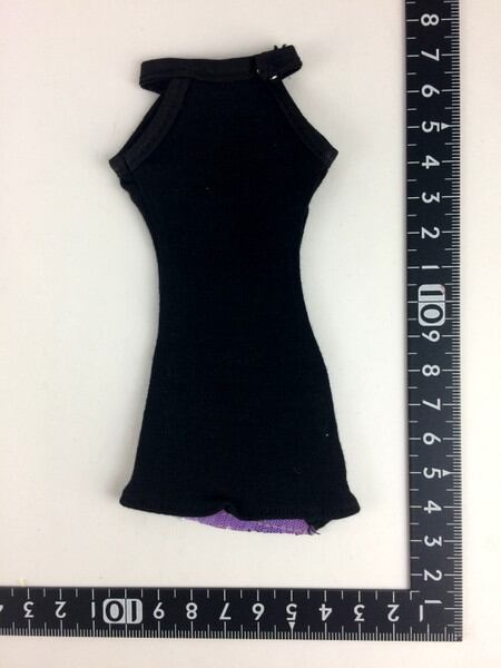 ドール服 1/6 女性用27 スパンコールドレス BLACK PURPLE VG - 画像2