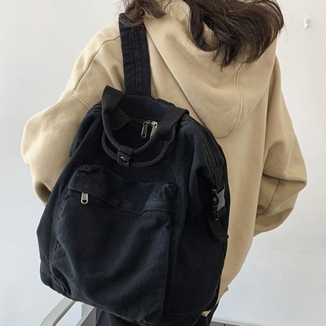 バッグ レディース リュックサック 無地 スクエア型 四角 大容量 手持ち 軽量 バック カバン かばん リュック かわいい 大人可愛い きれいめ シンプル カジュアル 大人 上品 おしゃれ お洒落 アジアン 大人可愛い 大人女子 個性的 大きめ 黒 ブラック 赤 レッド 緑