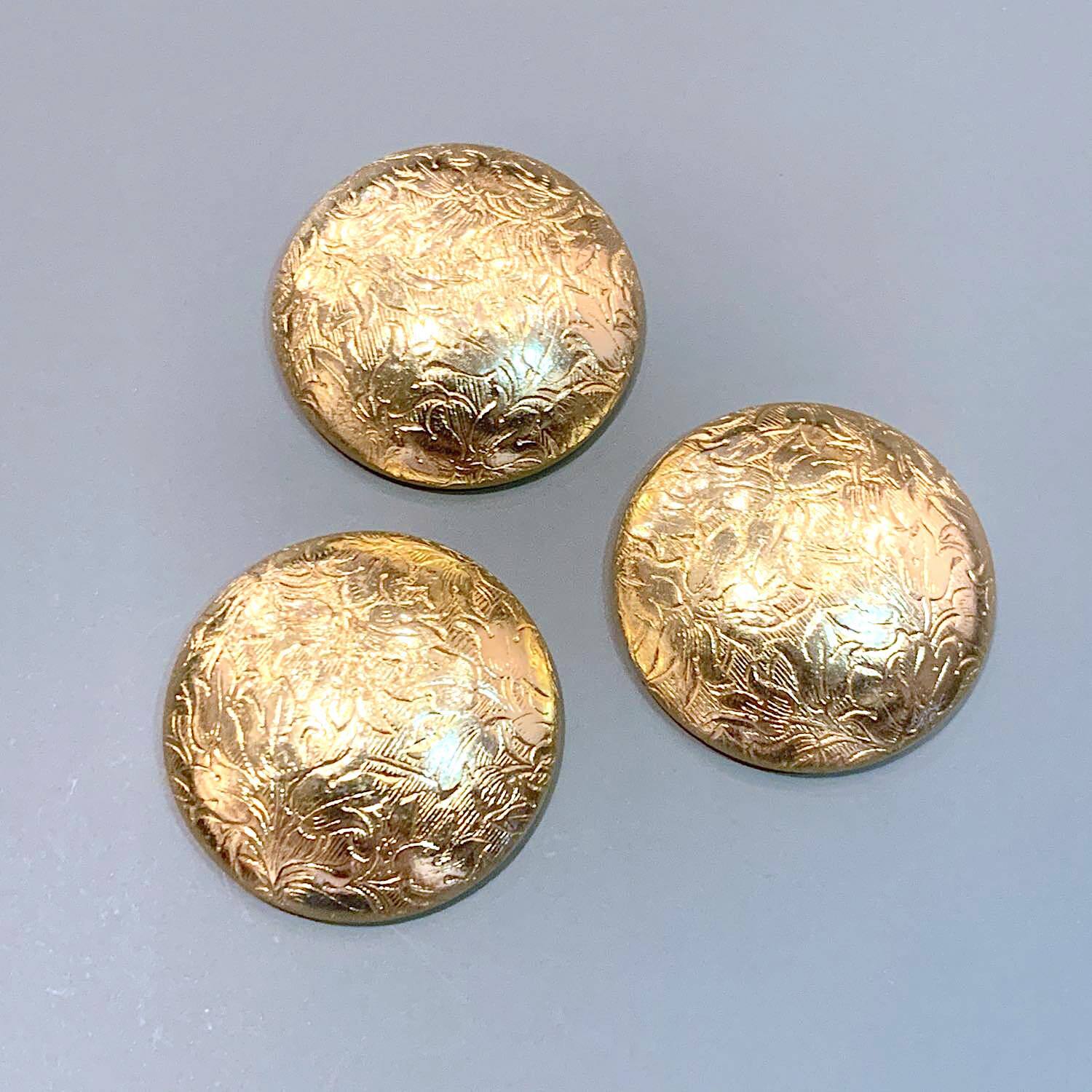 再入荷〉USA真鍮 ボタニカル模様カボション | Dua-アクセサリーパーツ