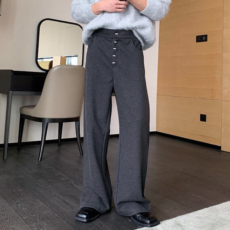 ワイドストレートスタッズパンツ C10567