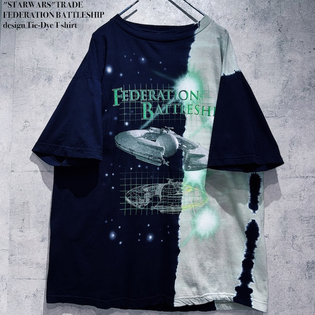 "STARWARS"TRADE FEDERATION BATTLESHIP design Tie-Dye T shirt