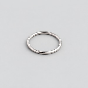 【シルバー】316L simple ring #r19