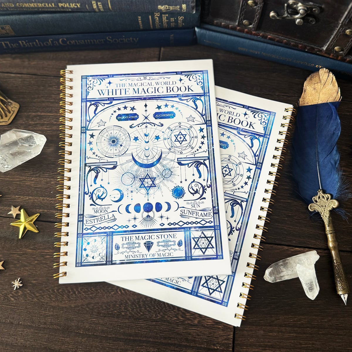 ノート・手帳】魔法の本のようなノート 架空の魔導書