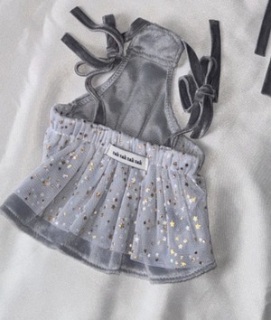 Dress/予約【tak!tak!tak!tak!】Velvet Devils Halloween Dress (silver)