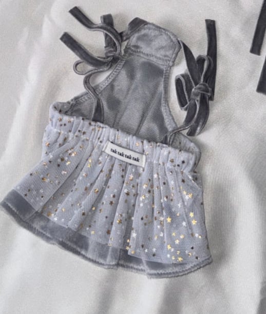 Dress/予約【tak!tak!tak!tak!】Velvet Devils Halloween Dress (silver)