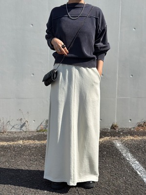 【CYNICAL】ピグメント加工綿ニット