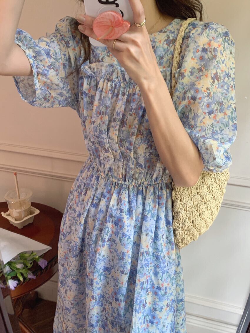 スリーブサマーAラインスカート 夏物 ビッグFスモールZ韓国5356518835