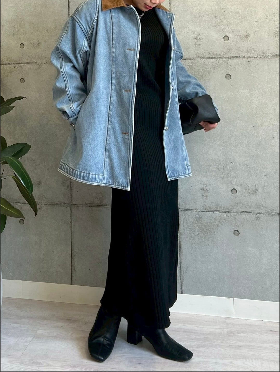 ROSIEE 】裏起毛デニムジャケット | valance 福井｜レディース