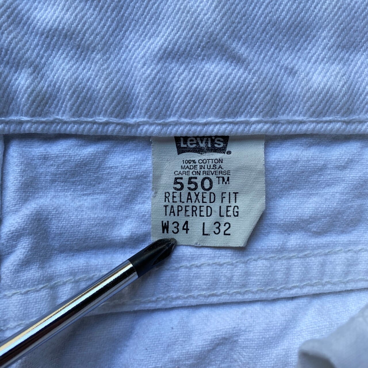 Levi's 550 デニムパンツ メキシコ製 ヴィンテージ W34 L32