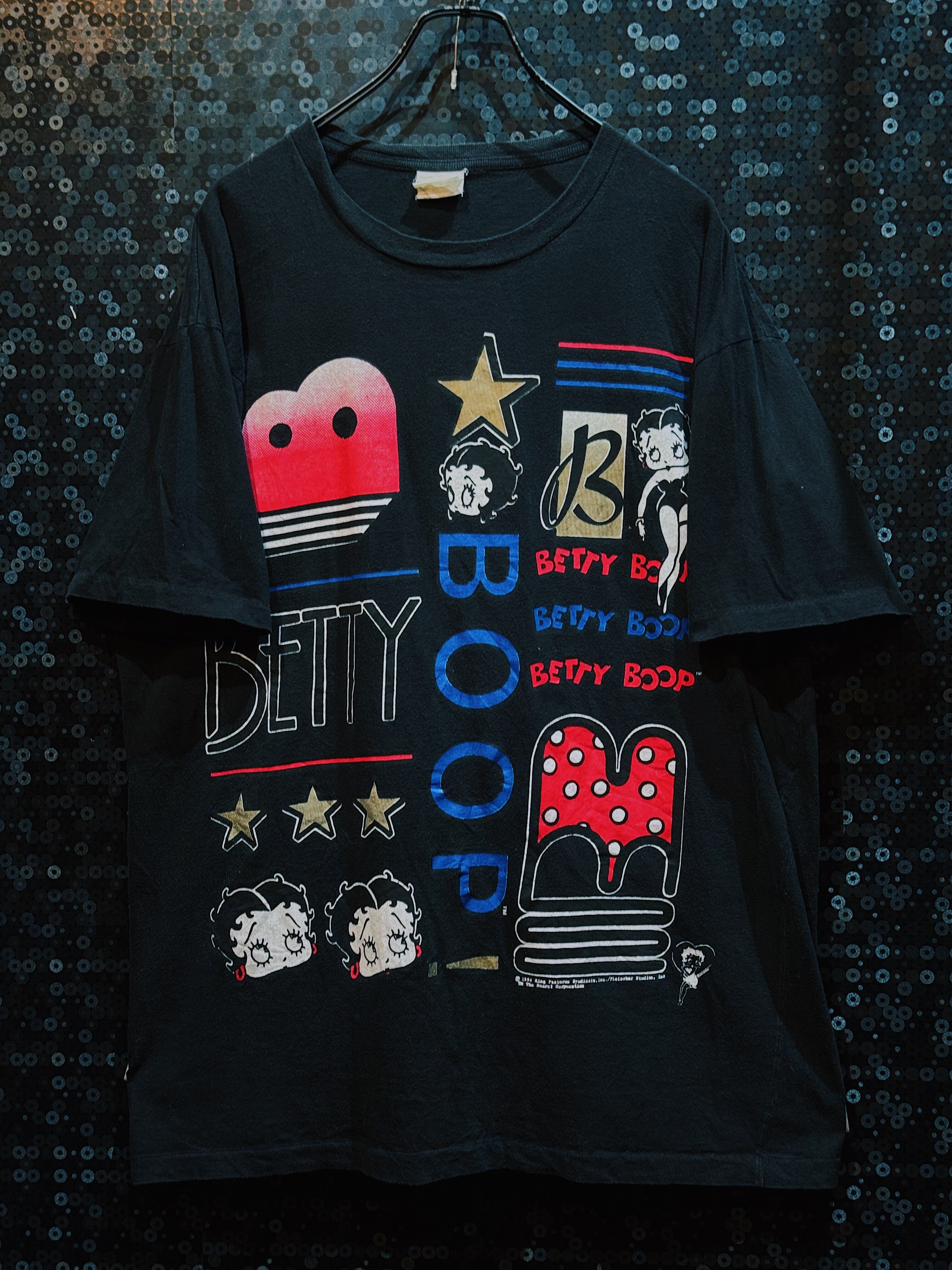 【ÆIEM】"Betty Boop"vintage POP culture Multi-Graphic T-Shirt
