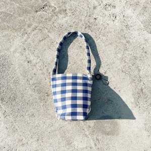 【THEATRE PRODUCTS】Gingham check mini tote