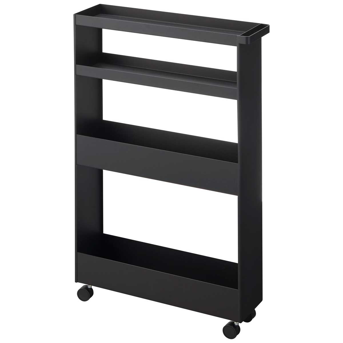 スリムワゴン 山崎実業 tower タワー キャスター付きスリムワゴン 4段